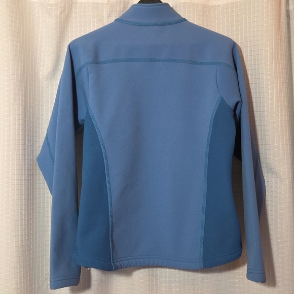 LL Bean Womens Jacket Size M Blue Color Poly Fleece Lined No. 0 DAR4 - Picture 5 of 7